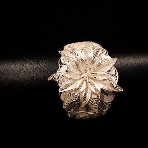 925 sterling silver handmade filigree bracelet